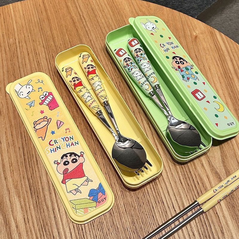 Weaning Spoon Set - Juego de tenedor y cuchara de