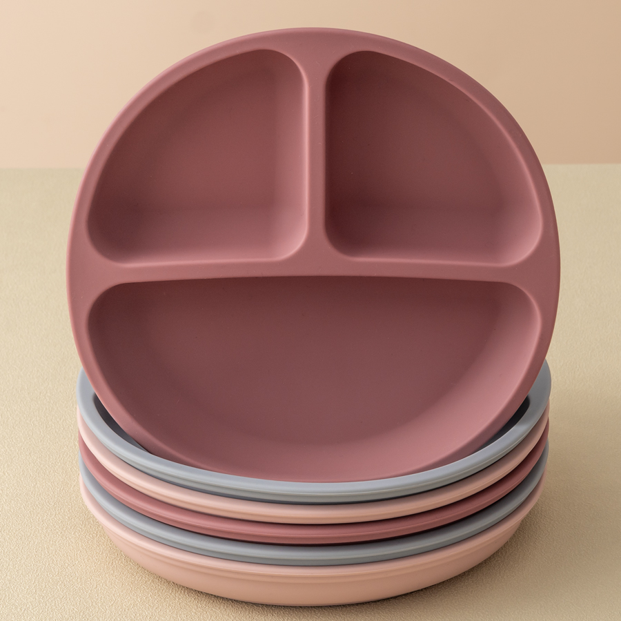 Baby Food Kit - Plato de comedor de silicona con