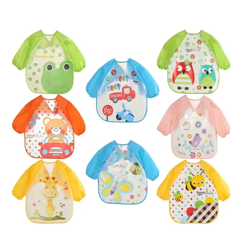 Baby Food Kit - Baberos impermeables de EVA de manga