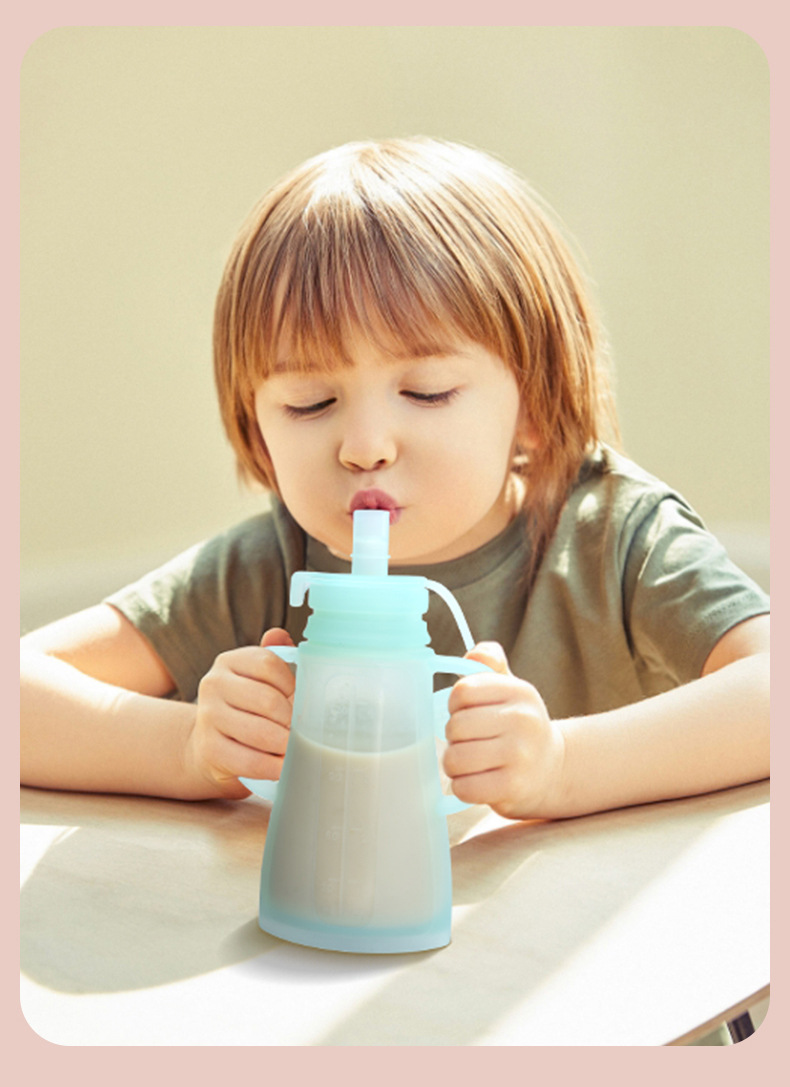 Baby Food Zip Lock Bag - Bolsa Reutilizable de Silicona para Almacenar