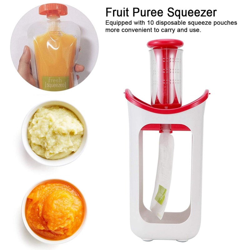 Estación de compresión de alim - Baby Food Zip Lock Bag reseña y precio