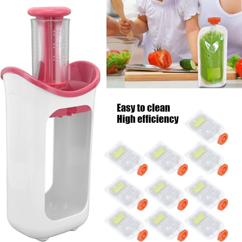 Estación de compresión de alim - Baby Food Zip Lock Bag reseña y precio