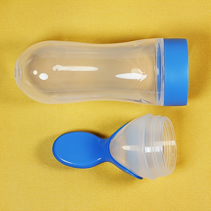 Biberón de silicona para alime - Baby Food Dispensing Spoon reseña y precio