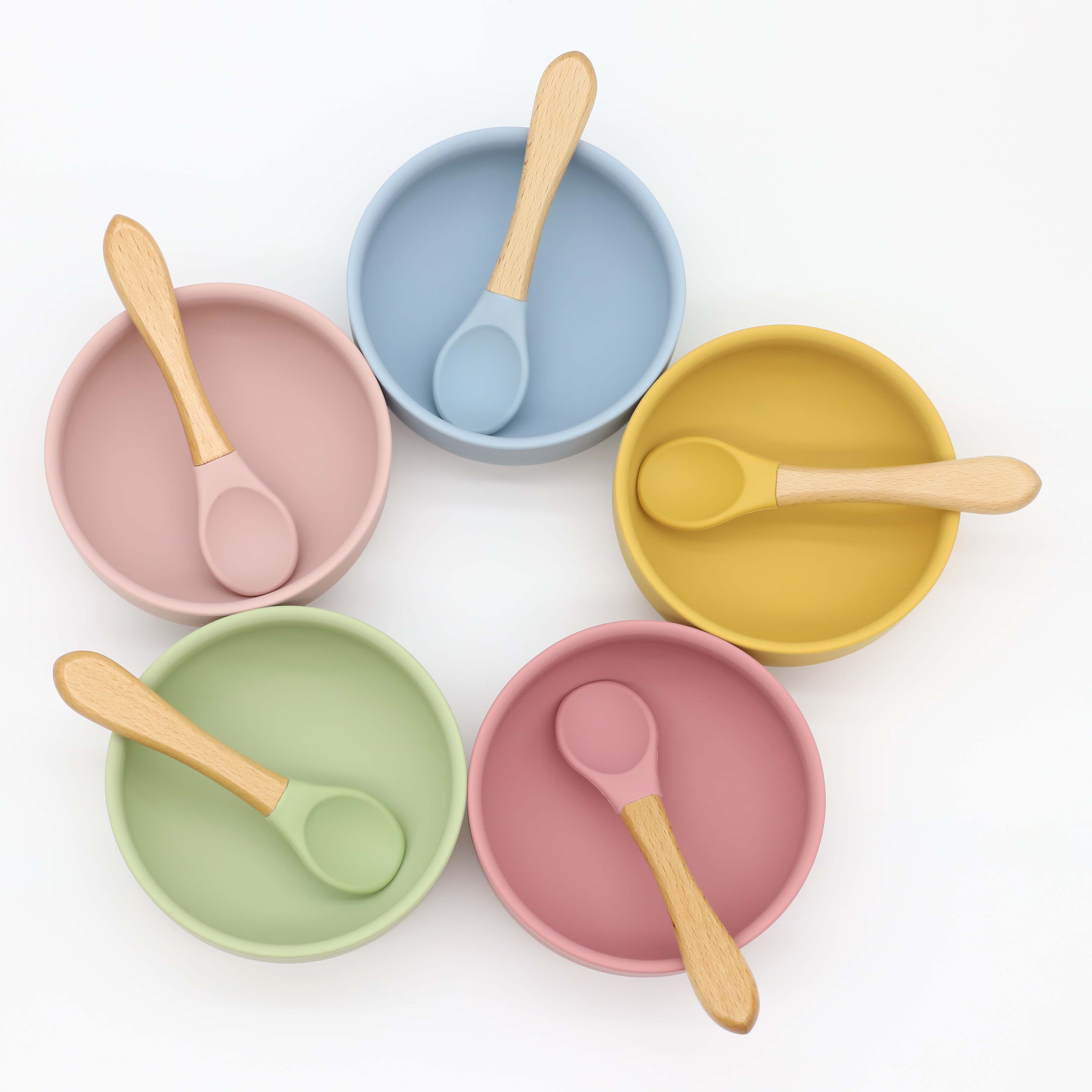 Cuenco de silicona con ventosa - Baby Food Dispensing Spoon reseña y precio