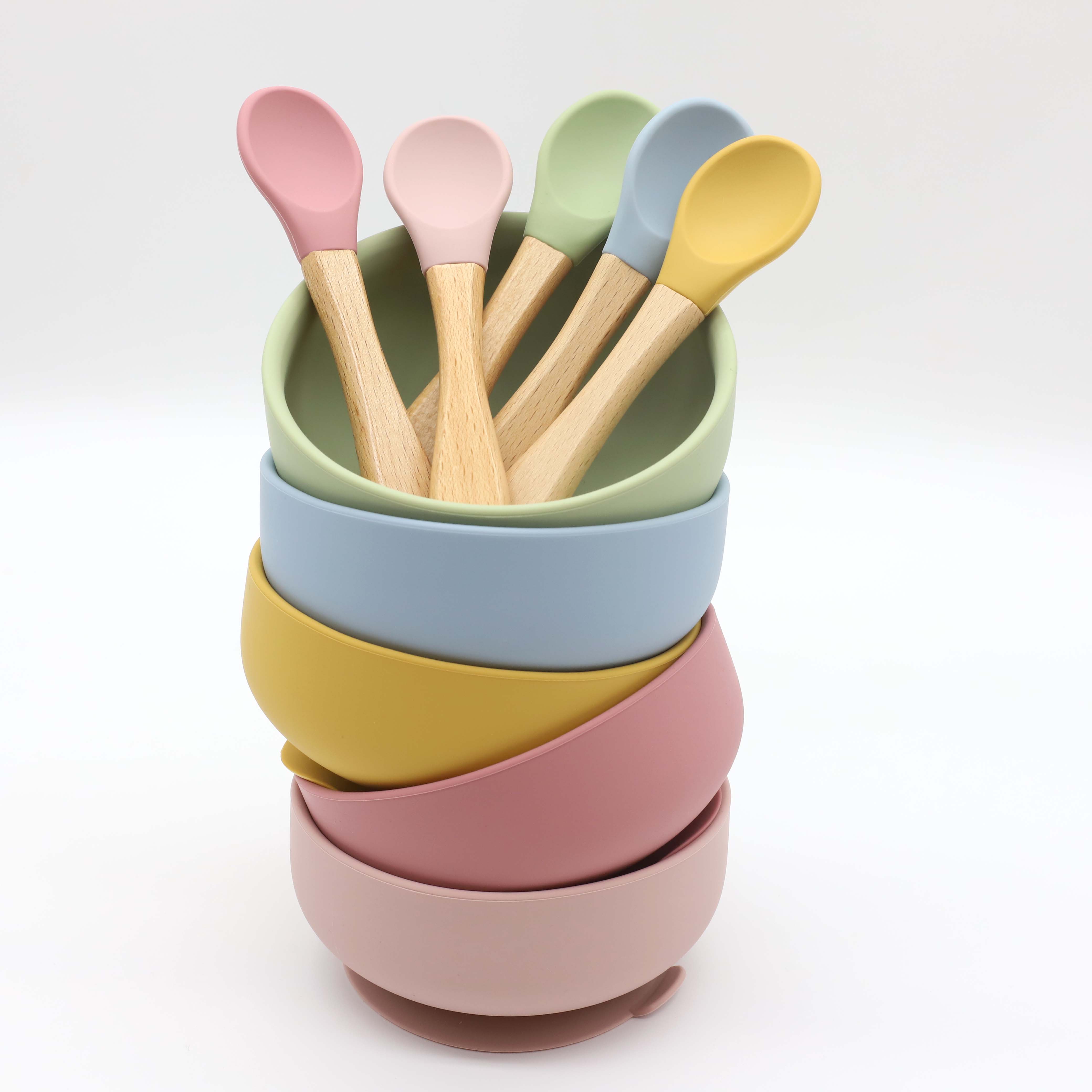 Cuenco de silicona con ventosa - Baby Food Dispensing Spoon reseña y precio