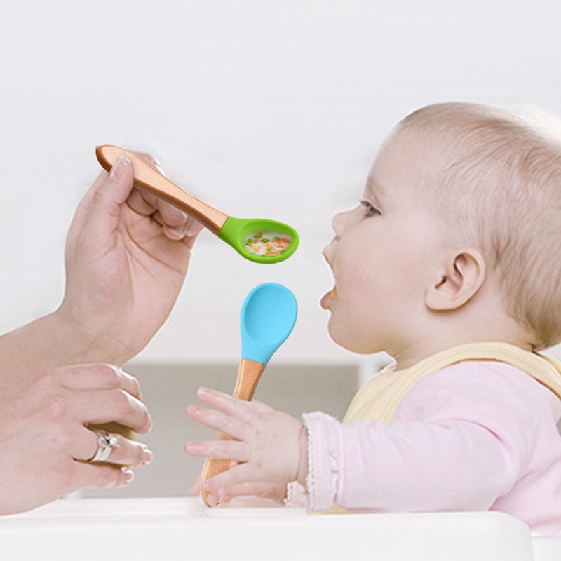 2 unids/set de tenedor cuchara - Baby Food Dispensing Spoon reseña y precio