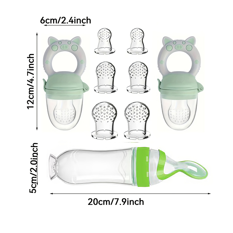 Cubiertos de alimentación de 9 - Baby Food Dispensing Spoon reseña y precio